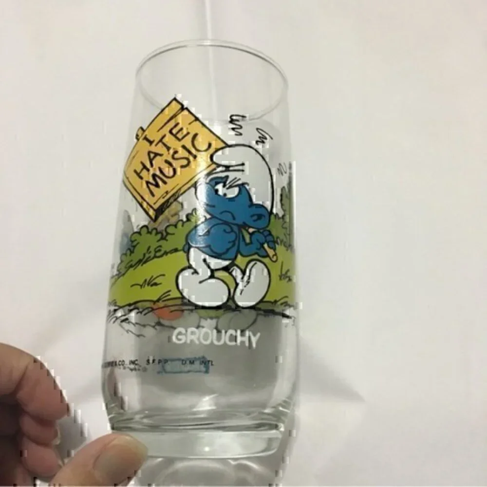 Vintage 1982 Hardees Grouchy Smurf